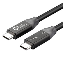 Cabo Thunderbolt 3 | 20 Gbits/s | 100 W | 4K 60 Hz | Preto