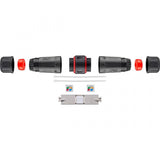 Empalmador aereo de cable LAN exterior (IP68), CAT 6 UTP sin blindaje