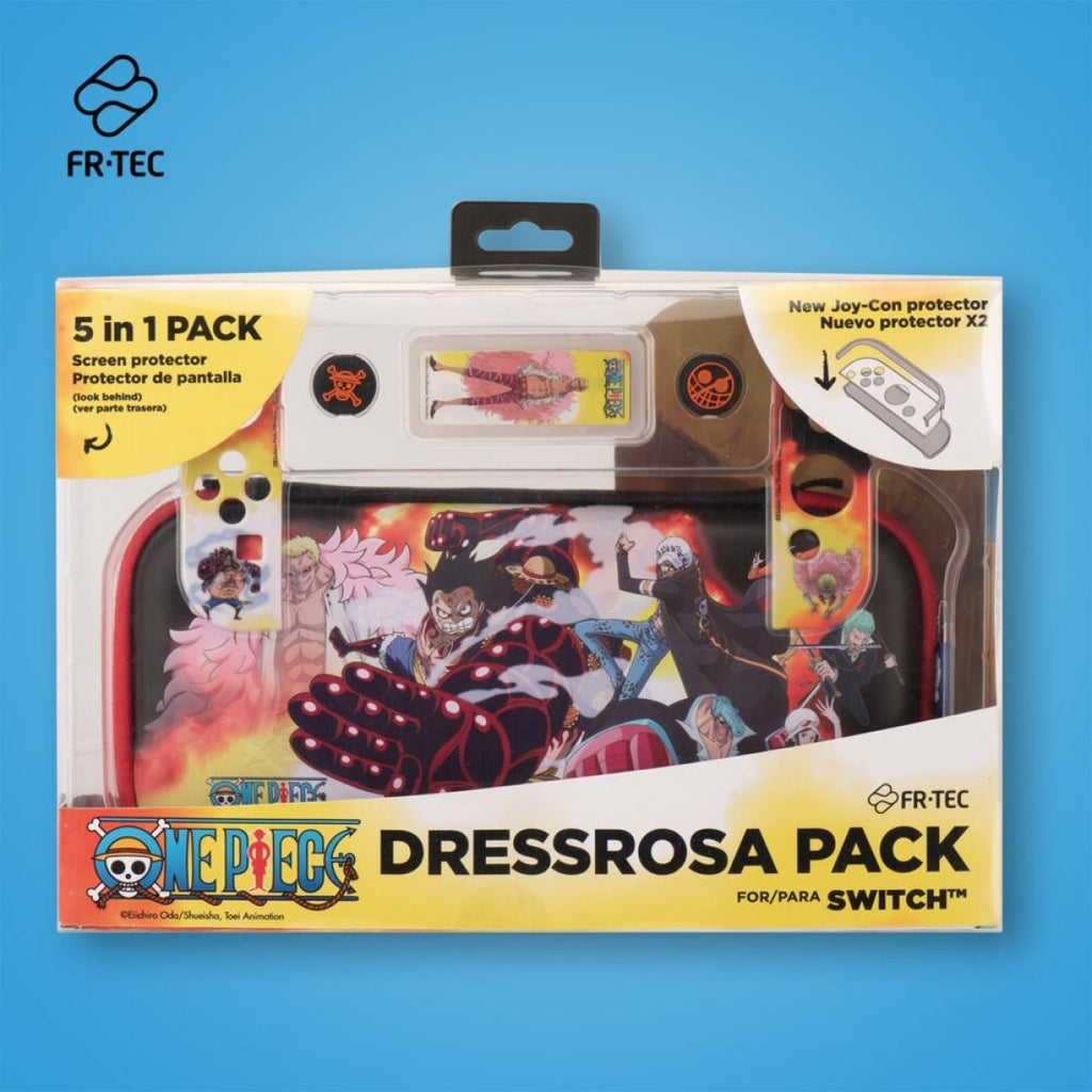 Nintendo Switch PACK of ONE PIECE from FR-TEC DRESSROSA saga.