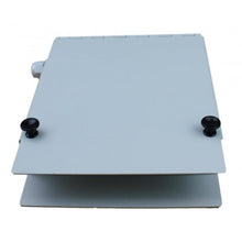 Metal wall box for 8 SC Simplex / LC Duplex. For mounting on a wall or inside a cabinet.