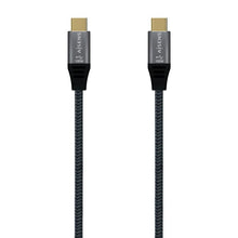 Cable USB 3.2 Gen2x2 | Tipo USB-C/M-USB-C/M| Aluminio | 20Gbps | 8K@30Hz 5A 100W E-Mark |1.5 me | Gris