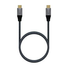 Cable USB 3.2 Gen2x2 | Tipo USB-C/M-USB-C/M| Aluminio | 20Gbps | 8K@30Hz 5A 100W E-Mark |1.5 me | Gris