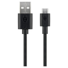 0.5m Black Micro USB Charging and Sync Cable