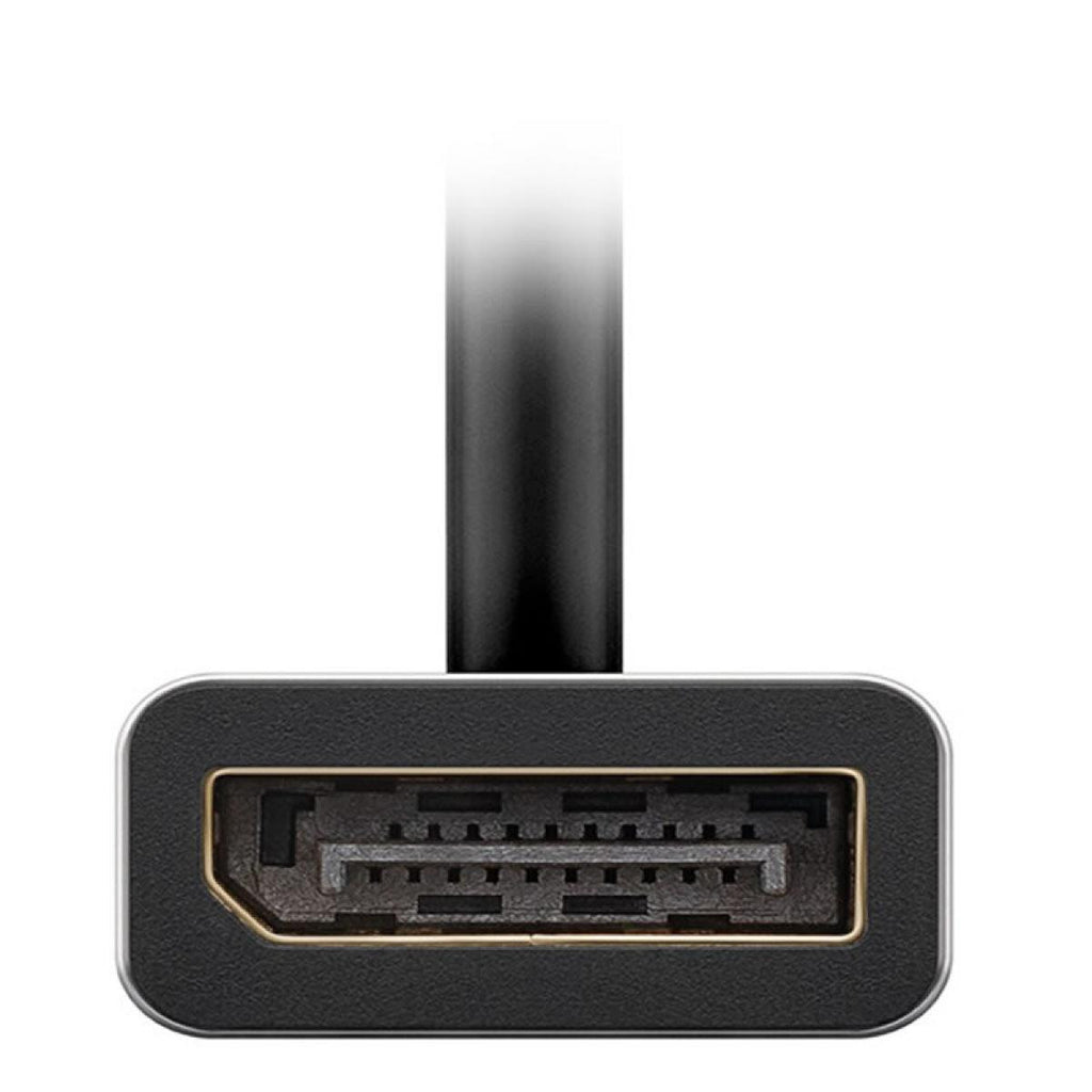 Adaptador USB-C para DisplayPort fêmea, com 0,15 metros de comprimento