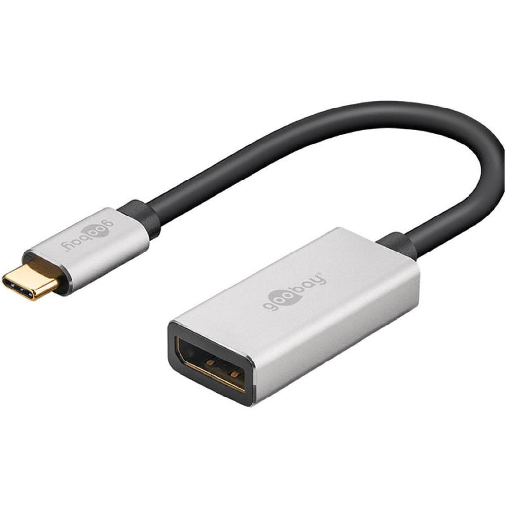 Adaptador USB-C para DisplayPort fêmea, com 0,15 metros de comprimento