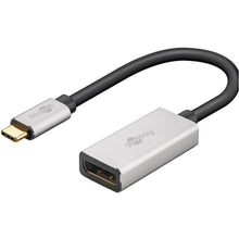 Adaptador USB-C para DisplayPort fêmea, com 0,15 metros de comprimento