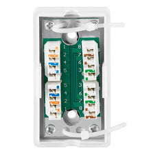 CAT 5e 100MHz UTP Network Connection Box White
