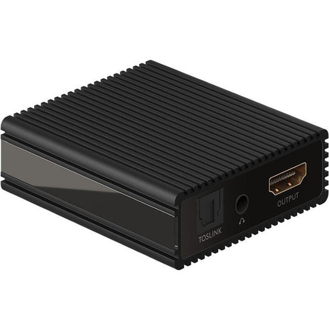 Extrator de áudio HDMI 4K 60Hz, preto