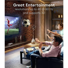 Extractor de audio HDMI de resolución 4K a 60 Hz, negro