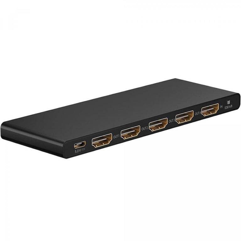 Divisor ou divisor HDMI™ 1 para 4, resolução 4K 60Hz, preto
