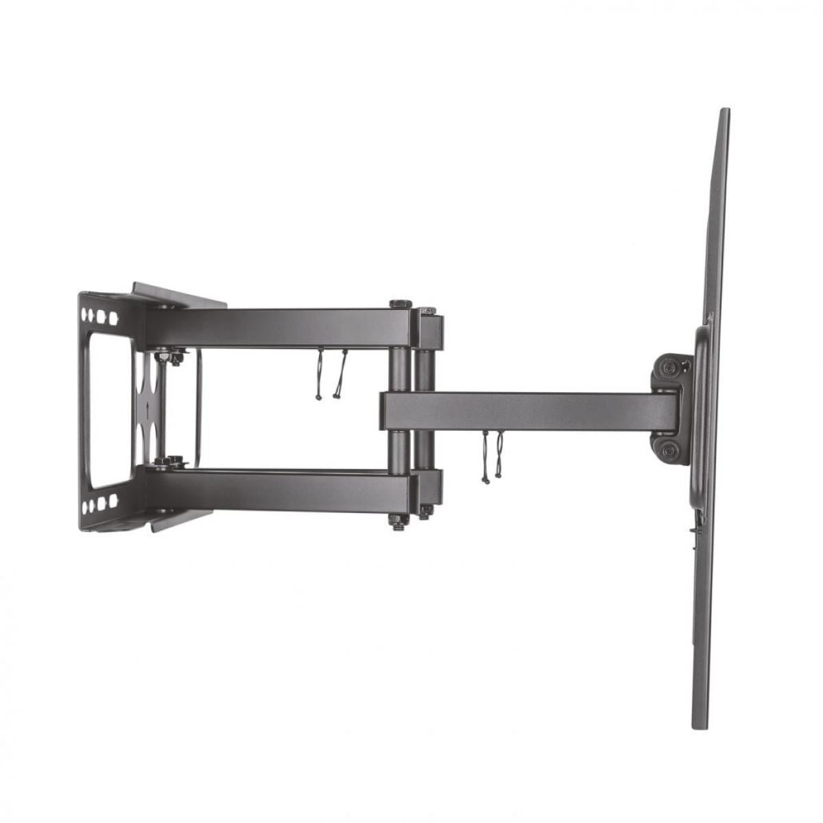 Black tilting and levelling TV wall mount for 37 to 70 cm TVs.