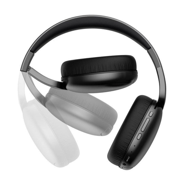 Auriculares Bluetooth multifuncionais e dobráveis
