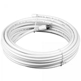 Juego de cables de antena coaxiales de 100 dB de 10m de longitud - Blanco