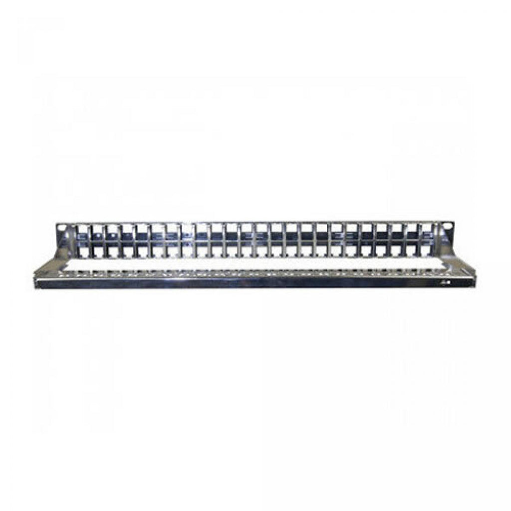 Keystone Rack Panel 1U 48-Port STP Keystone Rack Panel with Support Cables – TiendaCables