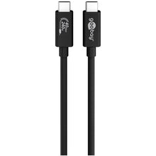 Cabo USB-C™ para sincronização e carregamento, 240 W, USB 4.0™ Gen 3 x 2, 0,7 m de comprimento - Preto 