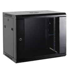 Suporte de parede de 19" 6U | Capacidade de carga de 60 kg | Inclui ventilador, prateleira e régua de alimentação com 6 tomadas 