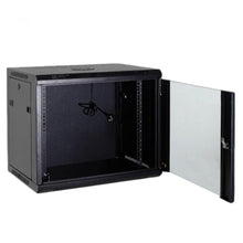 Suporte de parede de 19" 6U | Capacidade de carga de 60 kg | Inclui ventilador, prateleira e régua de alimentação com 6 tomadas 