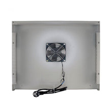 Suporte de parede de 19" 6U | Capacidade de carga de 60 kg | Inclui ventilador, prateleira e régua de alimentação com 6 tomadas 