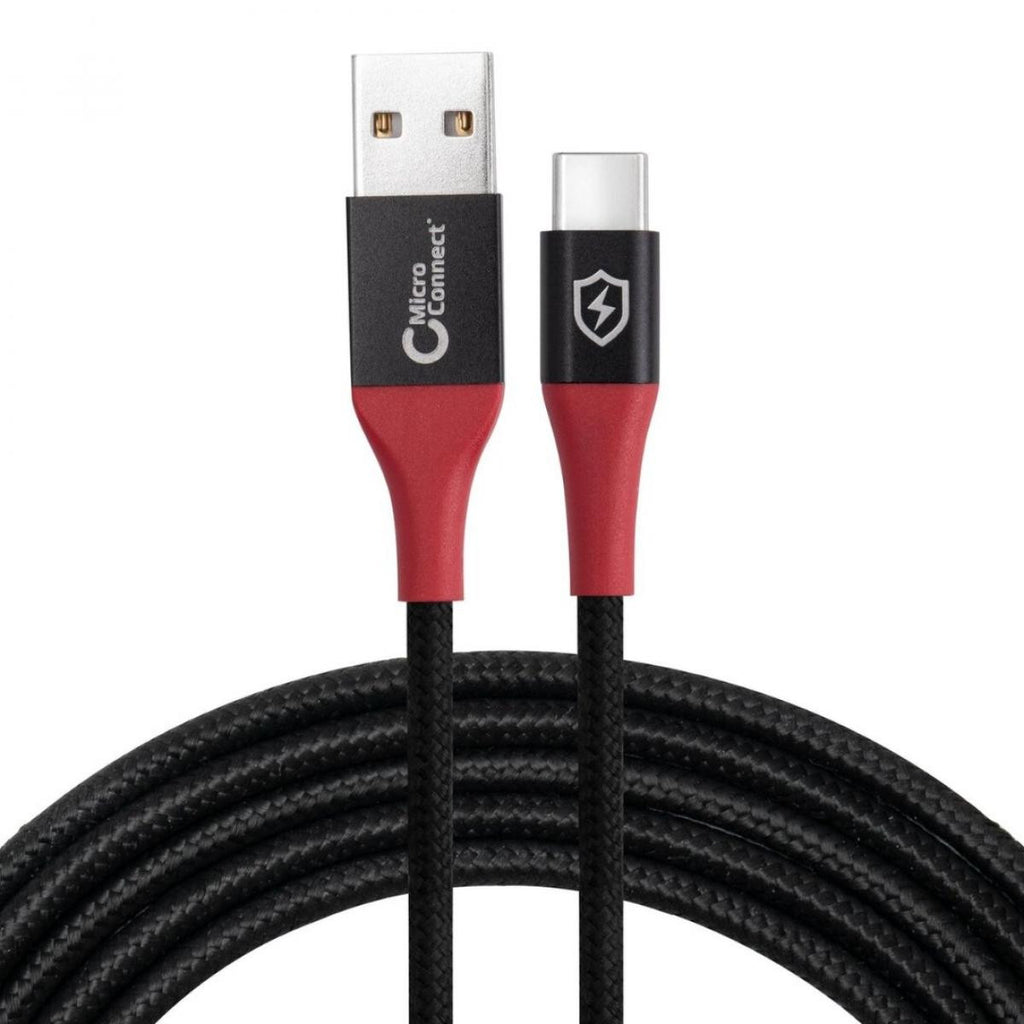 Cabo MicroConnect Safe Charge USB-A para USB-C com bloqueio de dados, 1,5 m | 5 V a 3 A | 15 W 