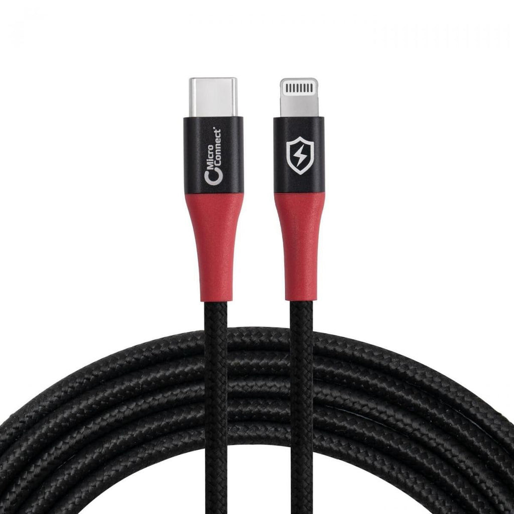 Cabo MicroConnect Safe Charge USB-C para Lightning com Bloqueio de Dados, 1,5 m | 20 V a 3 A | 60 W 