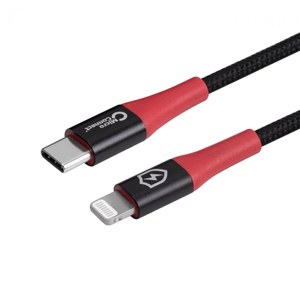 Cabo MicroConnect Safe Charge USB-C para Lightning com Bloqueio de Dados, 1,5 m | 20 V a 3 A | 60 W 