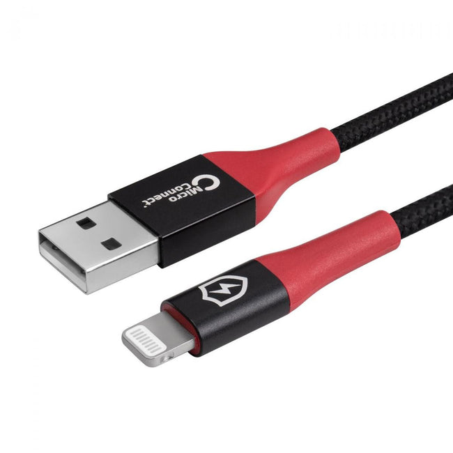 USB-A to Lightning Data Blocker Cable 1.5m MFi MicroConnect