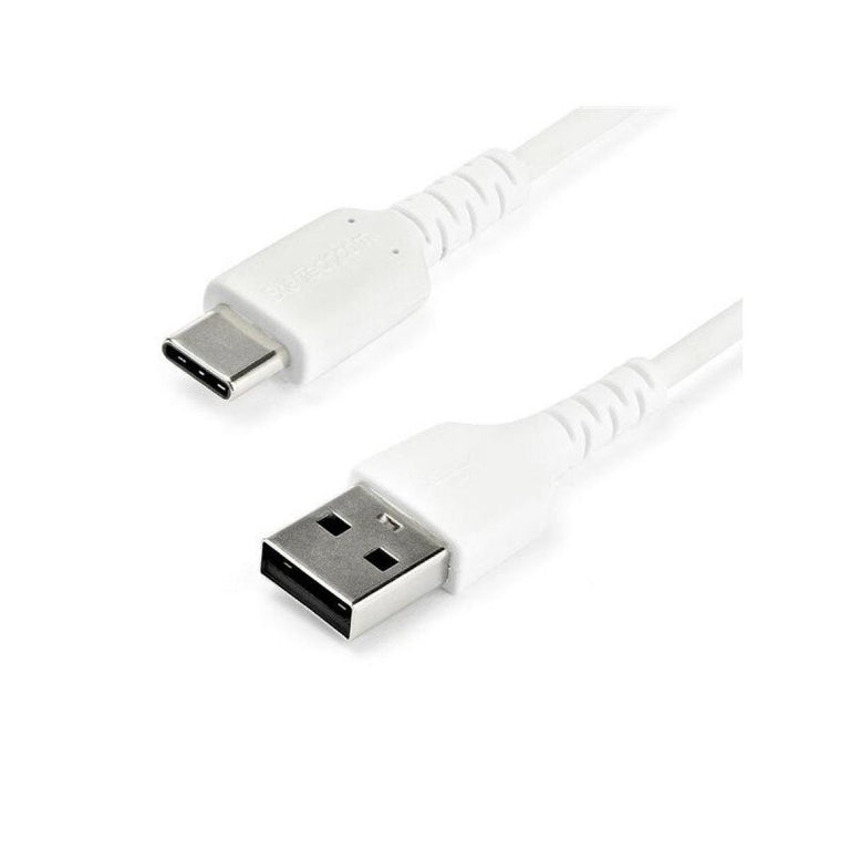 Cabo USB (Tipo A) para USB 2.0 (Tipo C) 1m | 480Mbps | Branco
