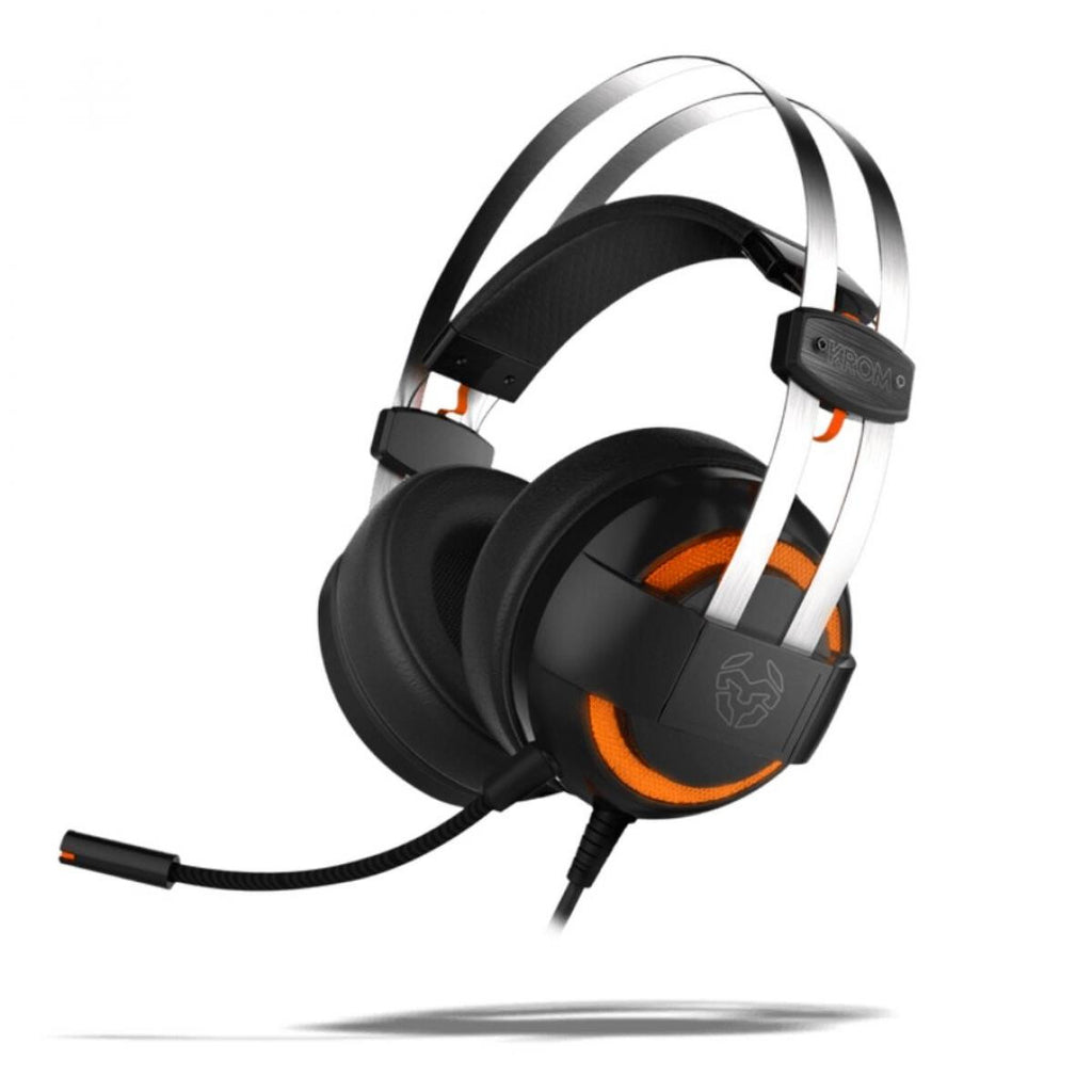 Auricular gaming USB virtual Krom Kode 7.1 | 180 cm | Preto