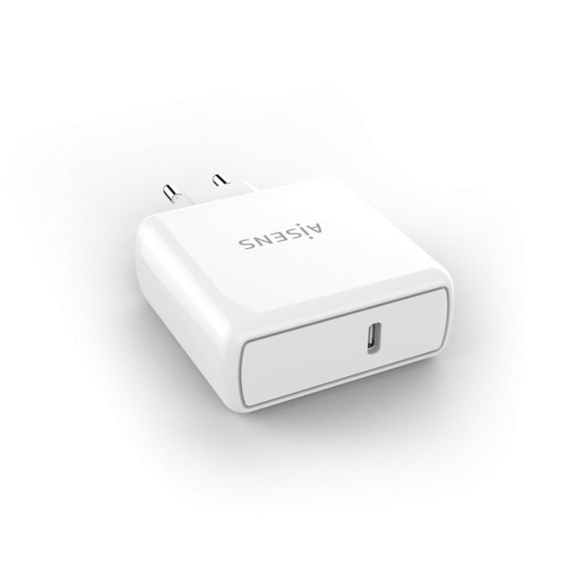 Carregador PD3.0 QC3.0 de 60 W | 1 porta | 1 x USB-C | Branco