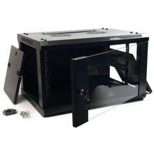 19U 9U Wall Mount Rack Cabinet, 60cm Deep | Dimensions W (565mm) x H (435mm) x D (600mm) 
