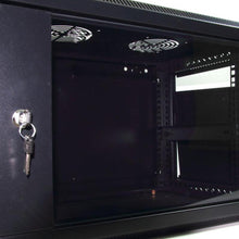 19U 9U Wall Mount Rack Cabinet, 60cm Deep | Dimensions W (565mm) x H (435mm) x D (600mm) 