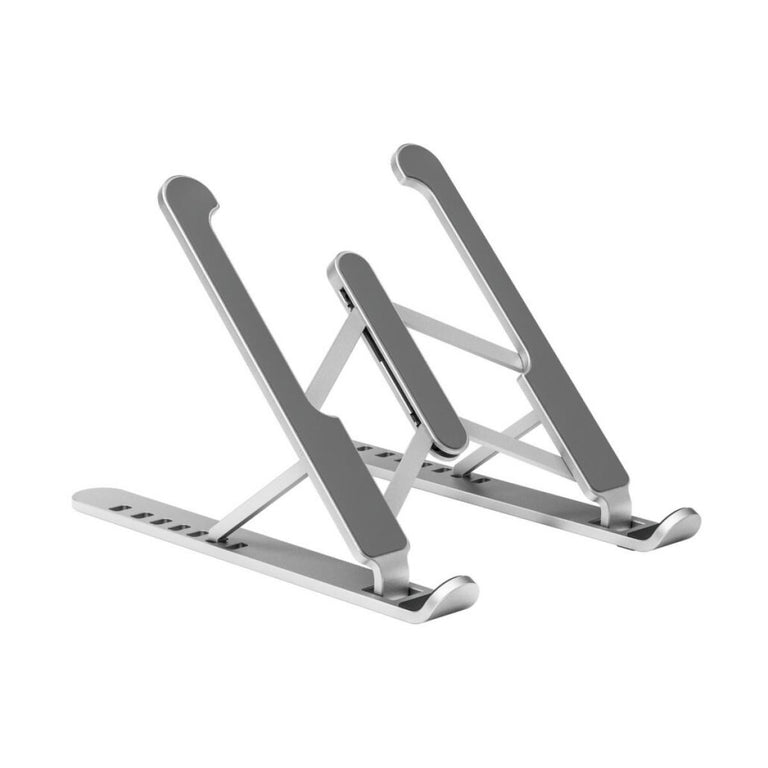 Suporte ajustável para portátil/tablet de secretária - Prateado