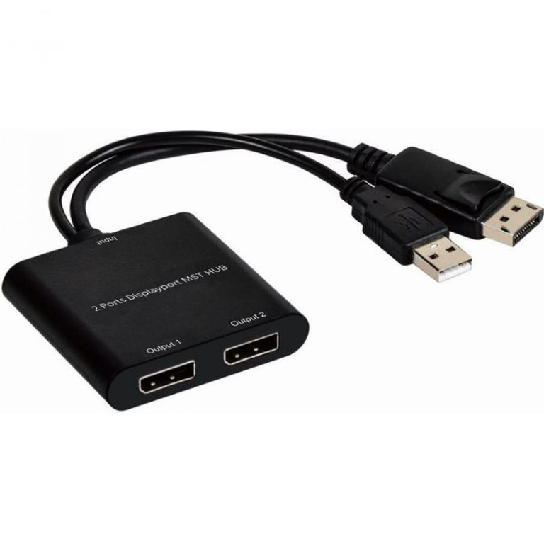 Divisor DisplayPort 4K de 2 portas MicroConnect