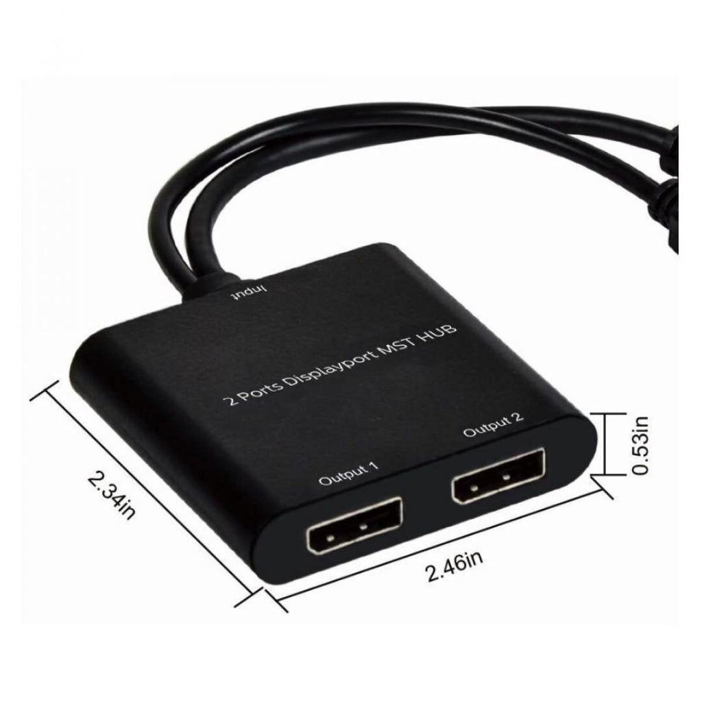 Divisor DisplayPort 4K de 2 portas MicroConnect
