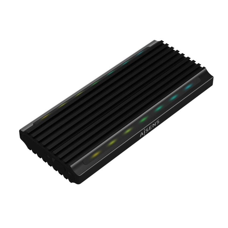 Caixa exterior M. 2 (NGFF) | Para SSD M.2 SATA/NVMe com USB 3.1 Gen2 | Preta