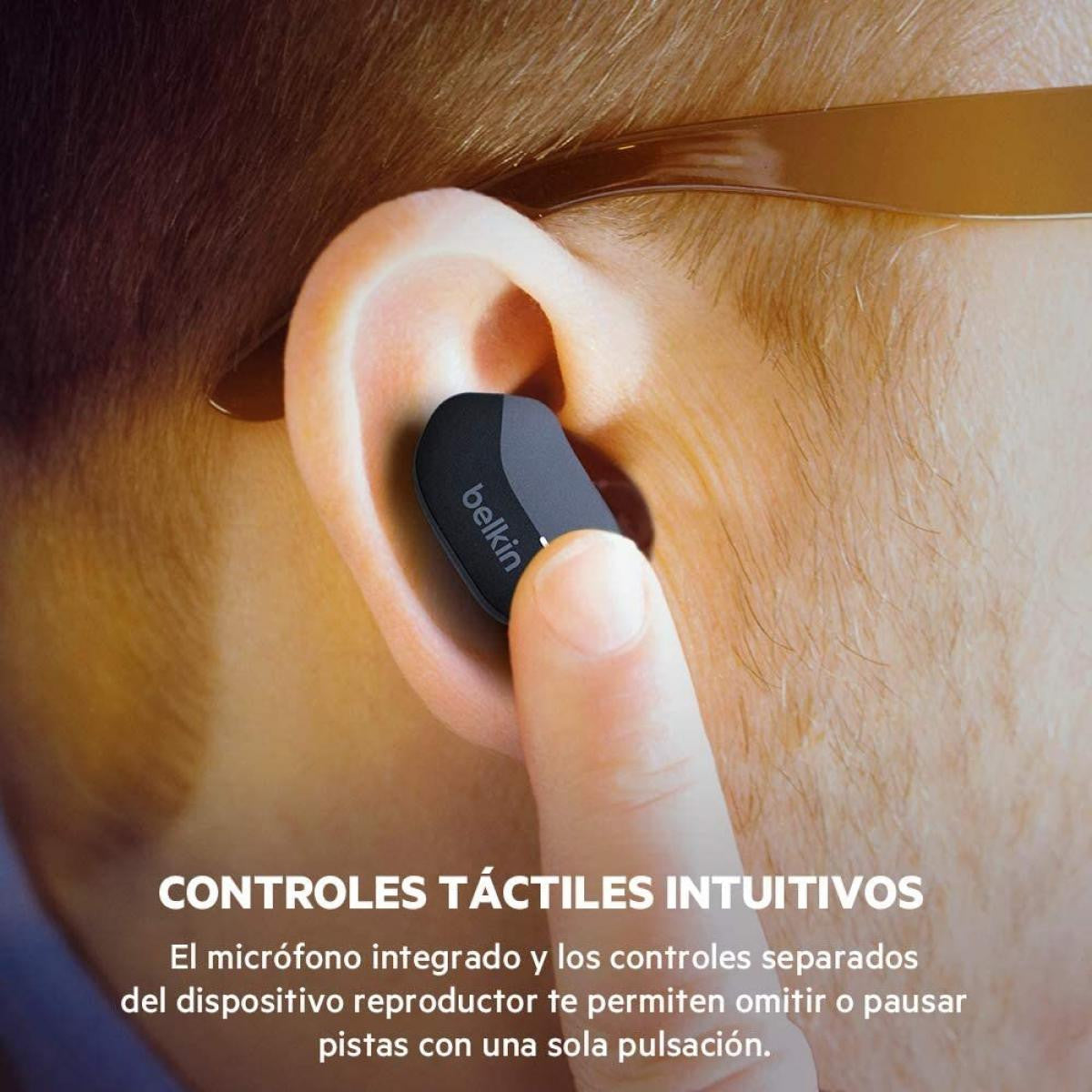 Auriculares inalámbricos Bluetooth Soundform | 5 horas de audio | Belkin - Negro
