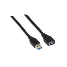 Cabo de extensão USB 3.0, Tipo A macho para Tipo A fêmea | 2,0 metros | Preto 