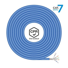 Network Cable Coil RJ45 LSZH CPR Dca CAT.7 S/FTP | 600MHZ | AWG23 | Blue