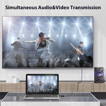 ADAPTADOR QGEEM - CONVERSOR VGA+AUDIO a HDMI | Cable de carga incluida | 60Hz | Negro