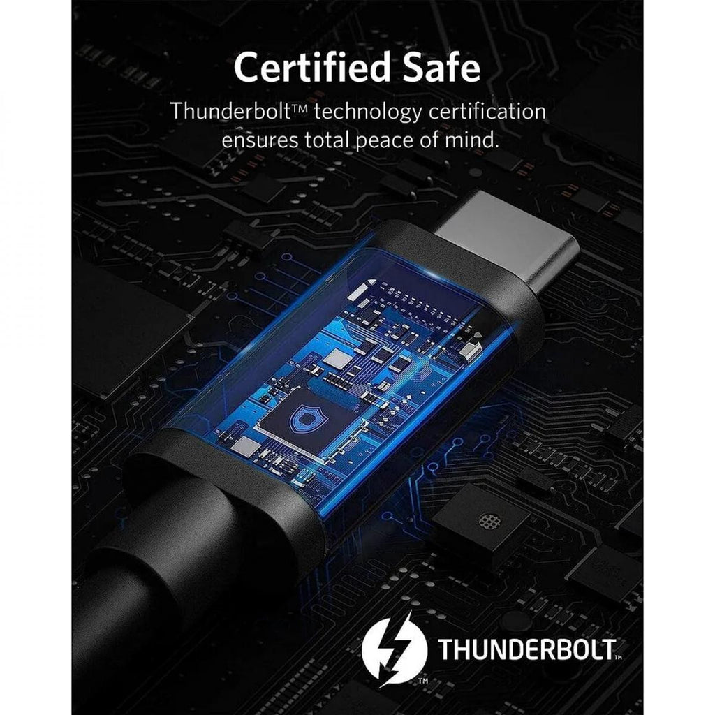 Cabo Thunderbolt 4 - 8K a 60Hz - 40 Gbps - 100 W 