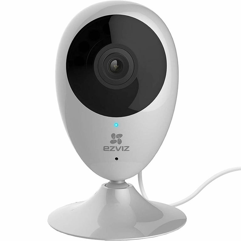 Câmara Wi-Fi interior Ezviz - Visão noturna 1080p - H265 - Deteção de movimento - Microfone bidirecional - Ranhura para cartão microSD 
