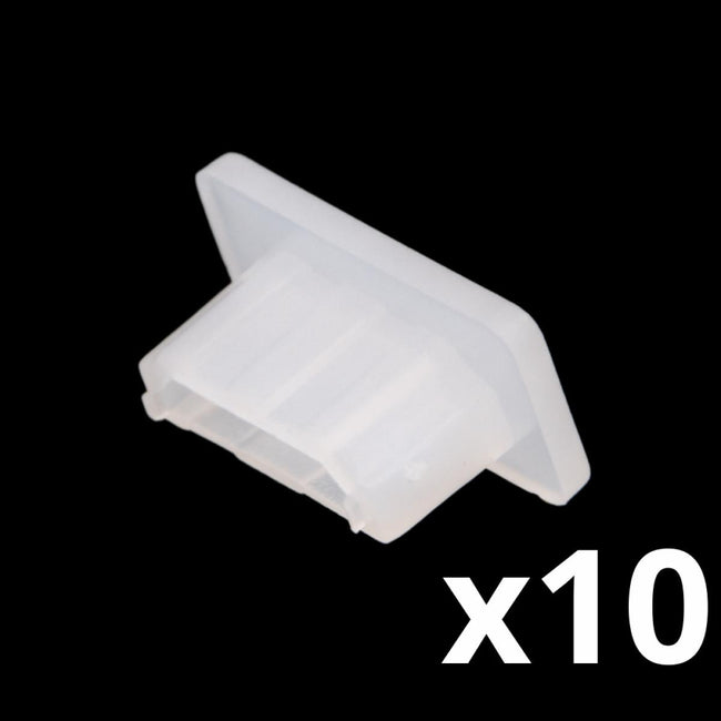 Tampa de proteção HDMI fêmea - Transparente - 10 unidades