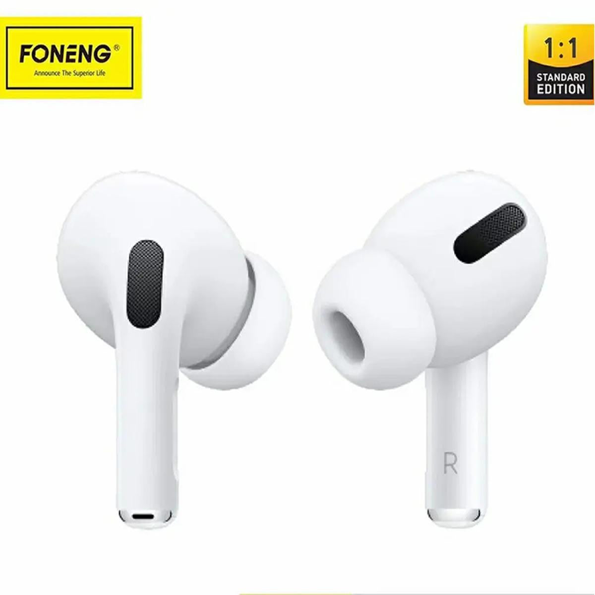 FONENG TWS WIRELESS EARPHONES - WHITE 