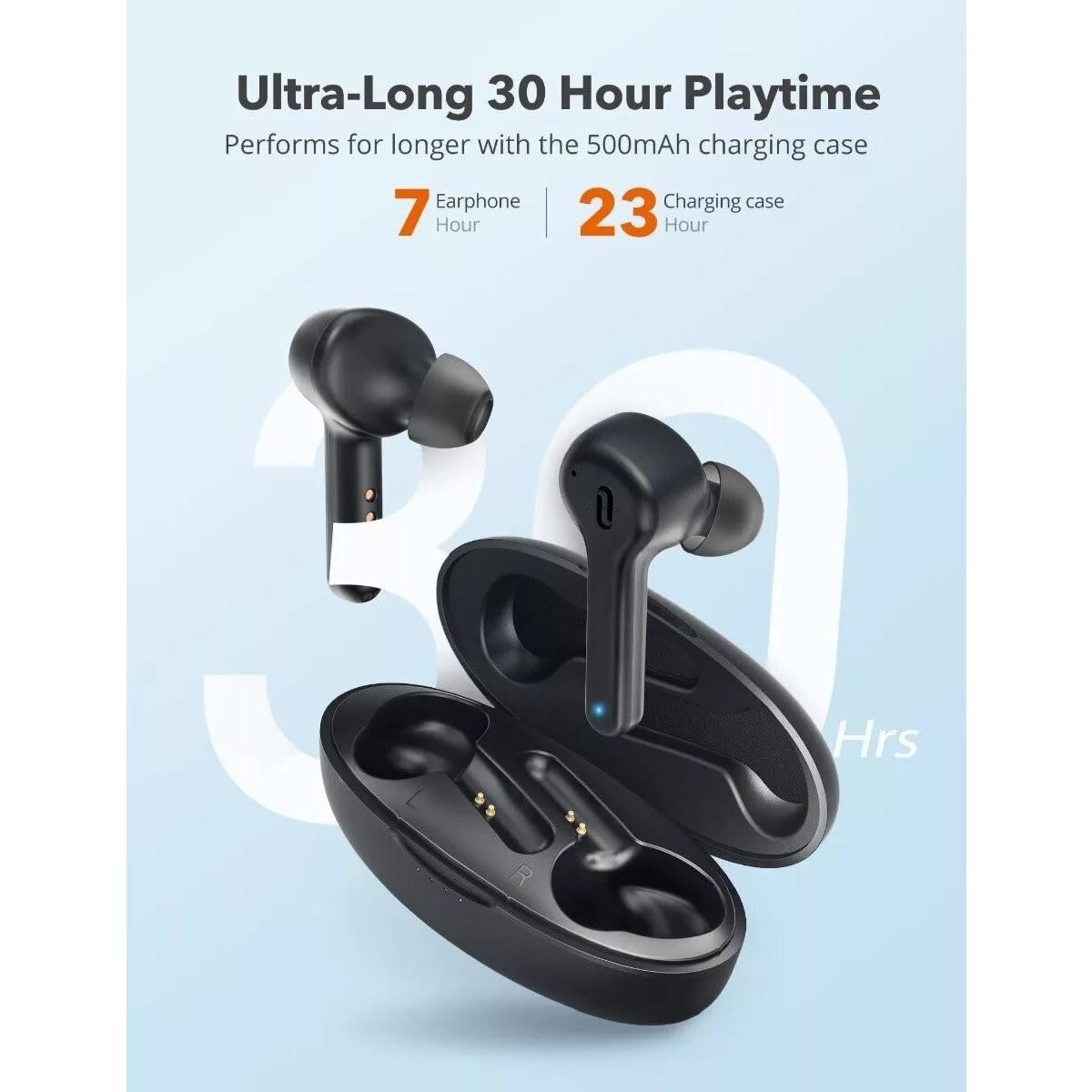 Auriculares Bt 5.0 Taotronics Soundliberty 53 Pro Doble Micrófono
