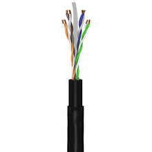 Cable red de Exterior Cat6 U/UTP | De distintas medidas - Negro