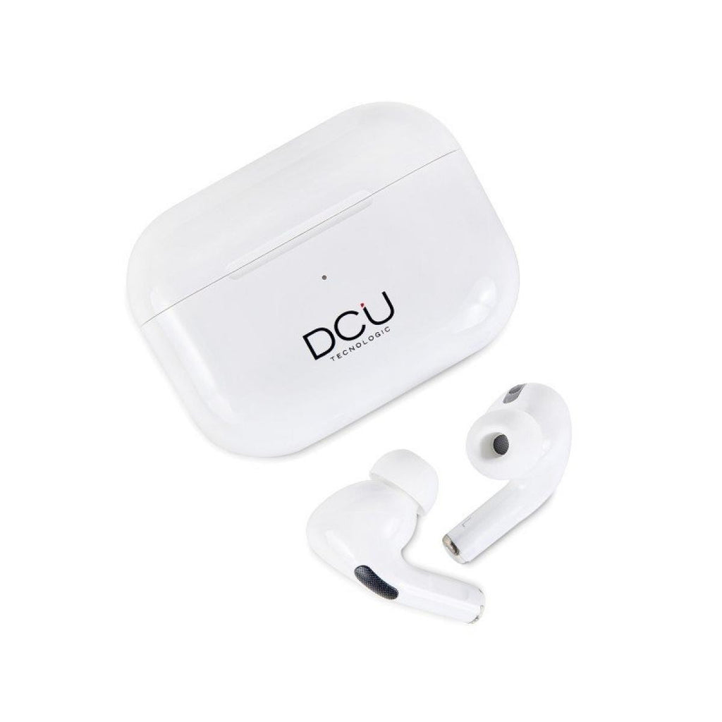 Auscultadores sem fios DCU Technologic Earbuds PRO | Bluetooth 5.0 | 4 horas de autonomia da bateria | Branco 
