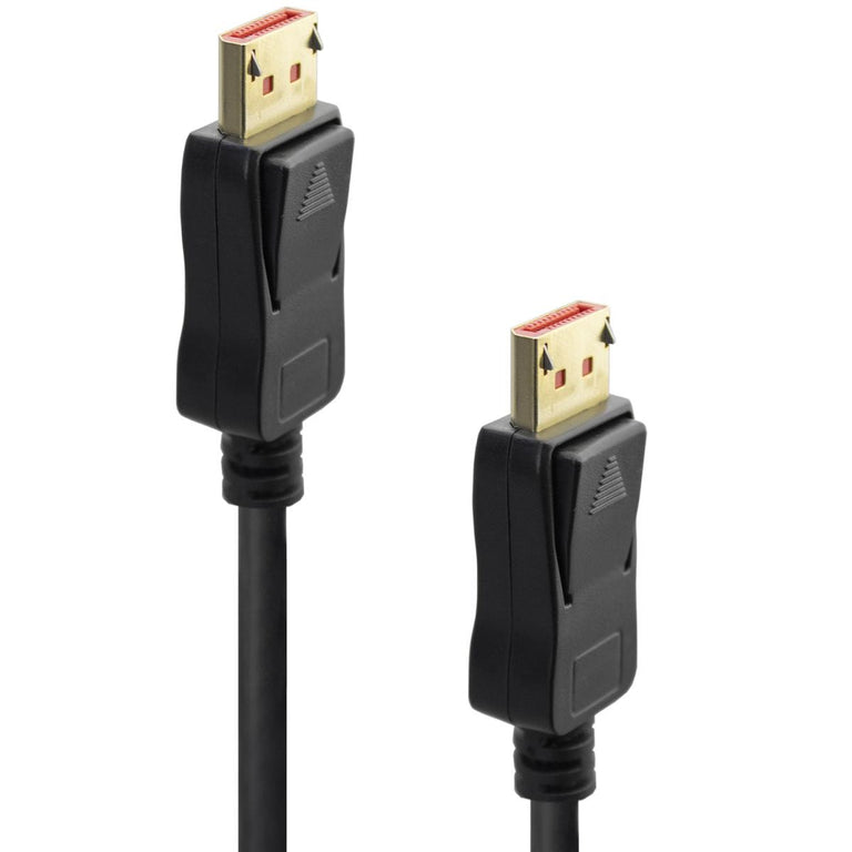 DisplayPort Cable v1.4 | 8K a 30Hz | 5K a 60Hz | 4K a 120Hz | Compatível com HDCP 2.2 | 3D e HDR Dinâmico - Vários Comprimentos 