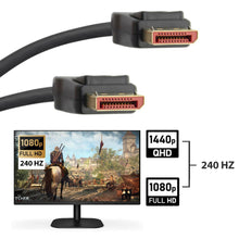 DisplayPort Cable v1.4 | 8K a 30Hz | 5K a 60Hz | 4K a 120Hz | Compatível com HDCP 2.2 | 3D e HDR Dinâmico - Vários Comprimentos 