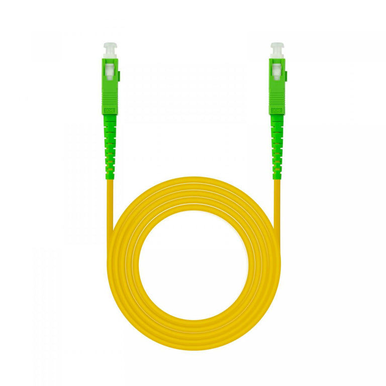 2xSC/APC Singlemode OS2 Fiber Optic Cable - Yellow