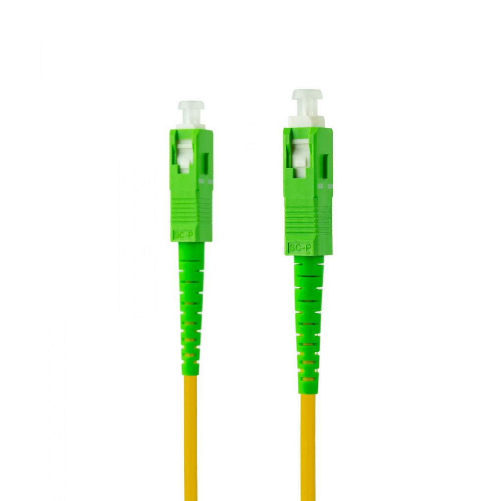 2xSC/APC Singlemode OS2 Fiber Optic Cable - Yellow